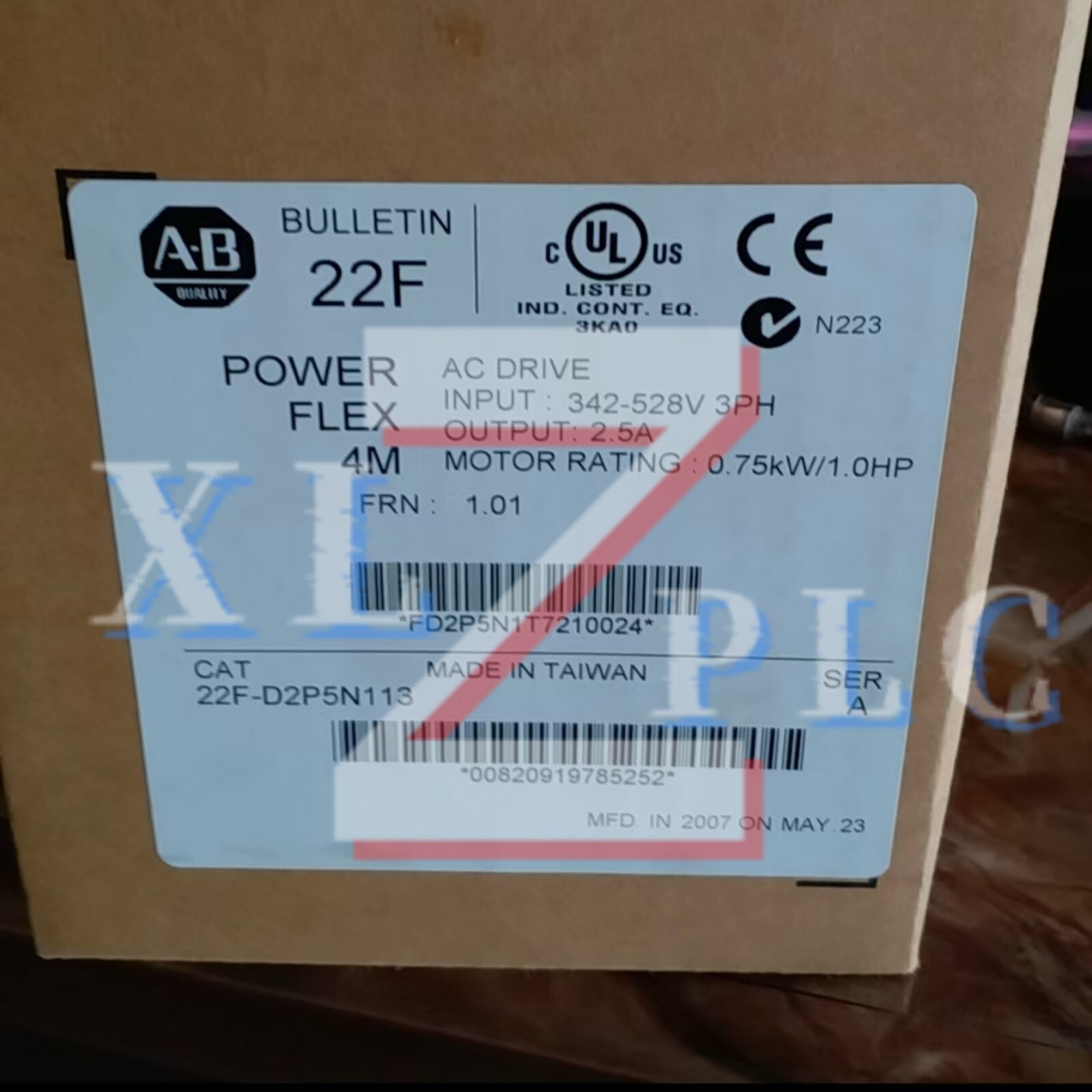 1PCS New Brand 22F-D2P5N113 Frequency Converter In Box*