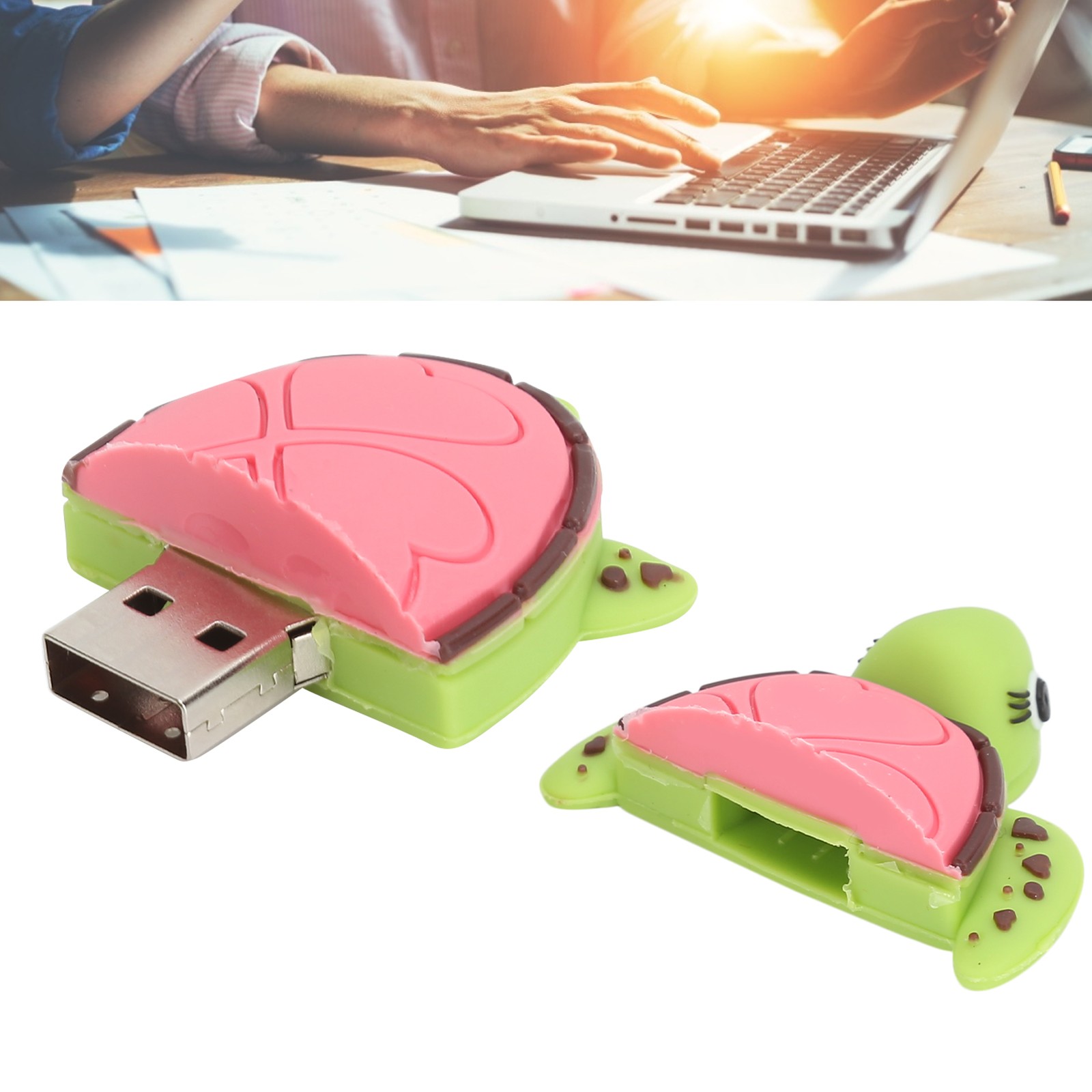 64GB Cartoon Animal Shaped USB Flash Drive Portable Data Transfer USB Stick BUN
