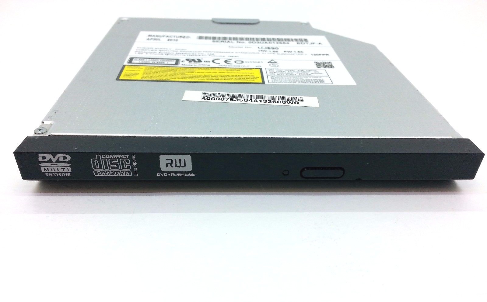 Genuine Panasonic UJ890 EDTJF-A DVD-RW Laptop Drive V000181380 w/ Bezel 107