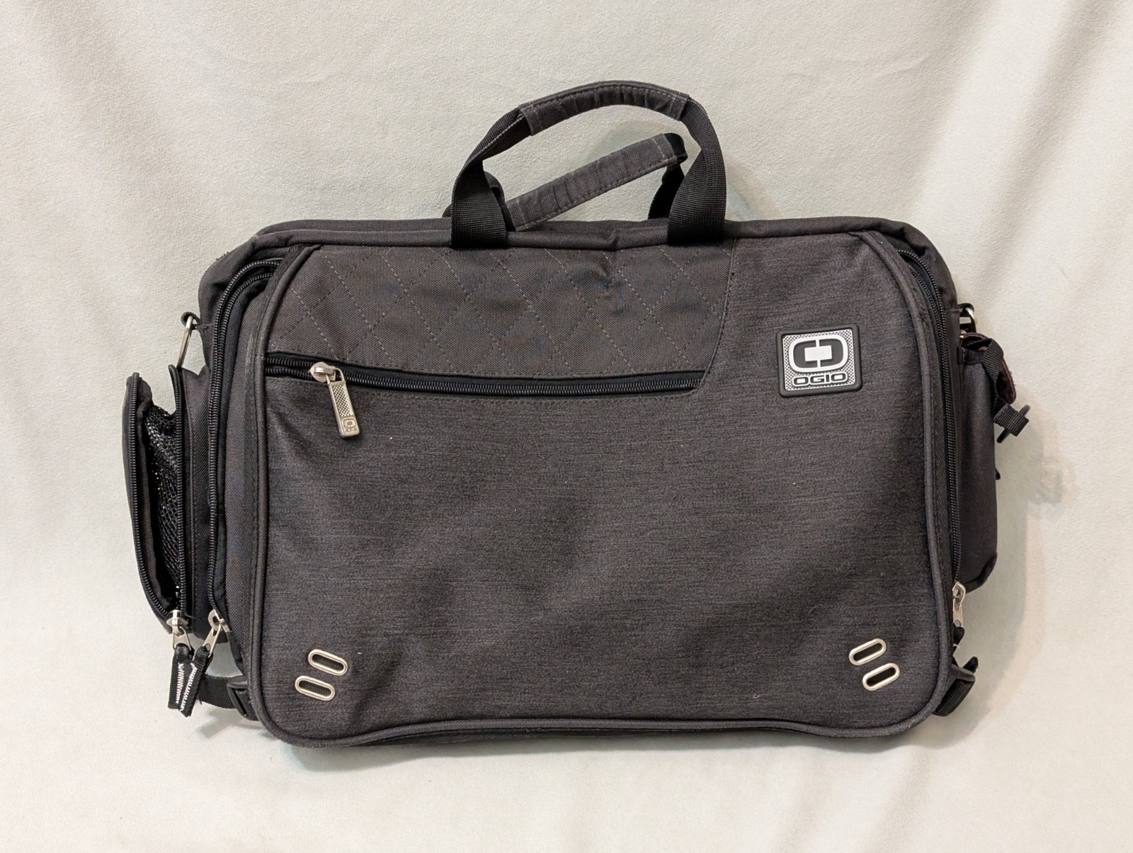 OGIO Street Messenger Bag Laptop Briefcase Black Yellow Classification #03507