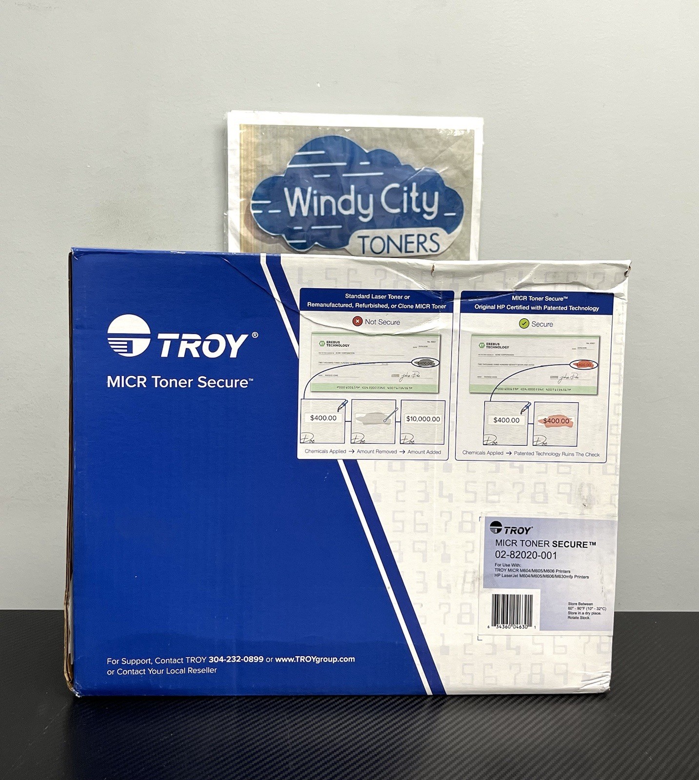 Troy 02-82020-001 MICR Toner Secure M604 M605 M606 CF281A Genuine New