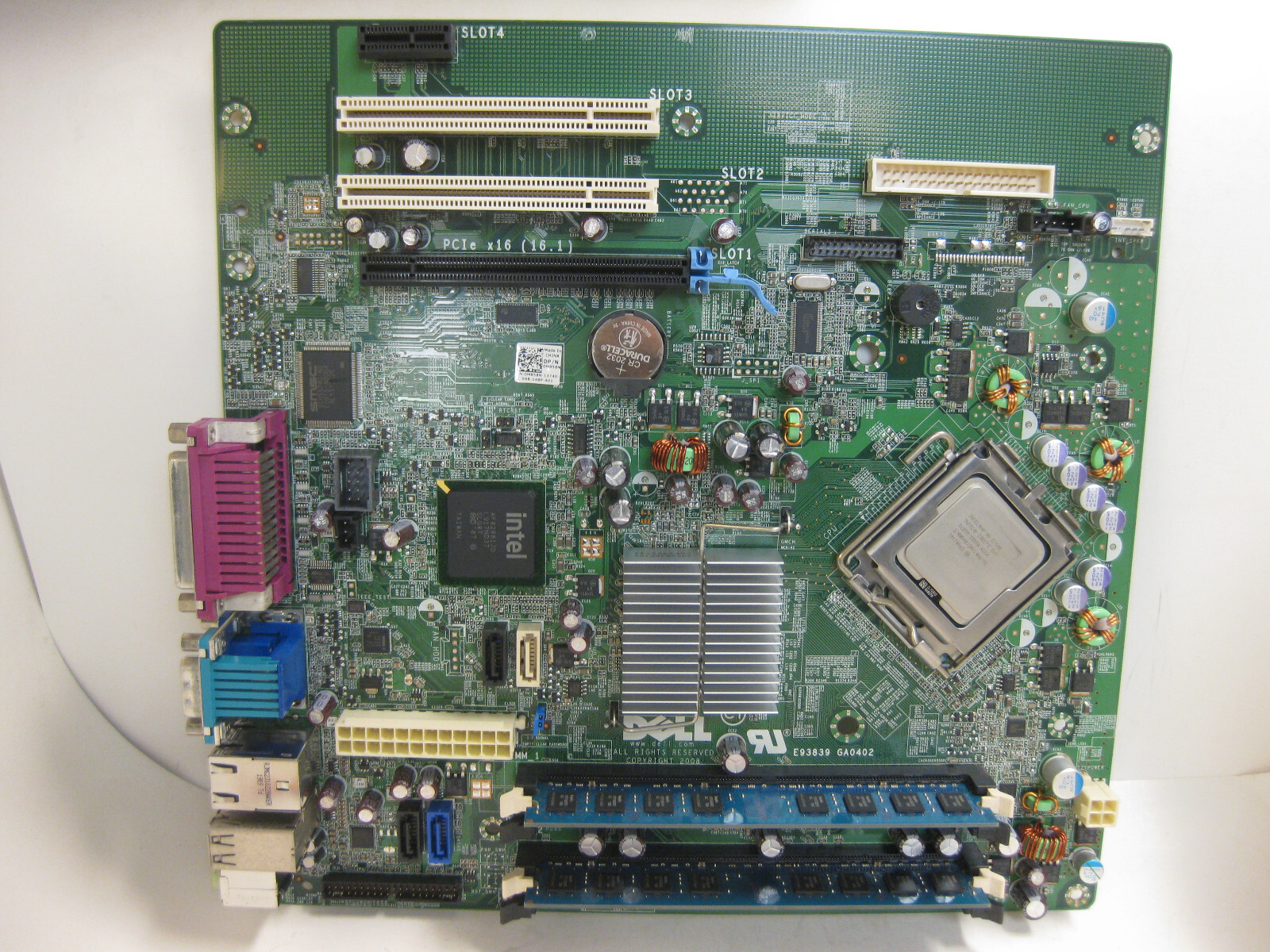 Dell  0M858N M858N  760 Motherboard  W/  Intel Core 2 DUO CPU @ 2.8 GHZ, 4GB RAM