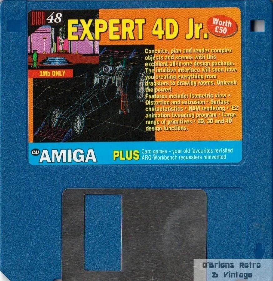 CU Amiga Coverdisk 48, EXPERT 4D Jr., Commodore Amiga - Floppy Disk