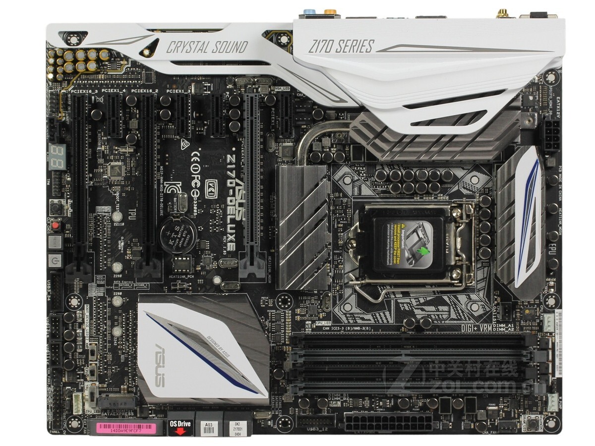 For ASUS Z170-DELUXE motherboard Z170 LGA1151 4*DDR4 64G HDMI+DP ATX Tested ok