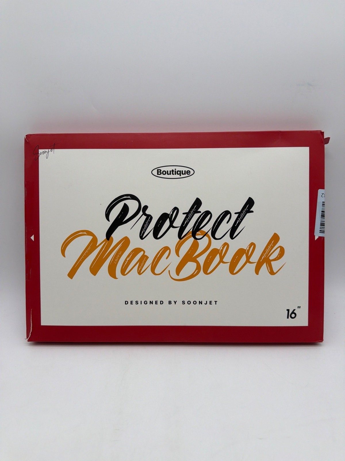 Soonjet Invisible Armor Case For MacBook Pro 16" 2026-2021 Space Black High Tran