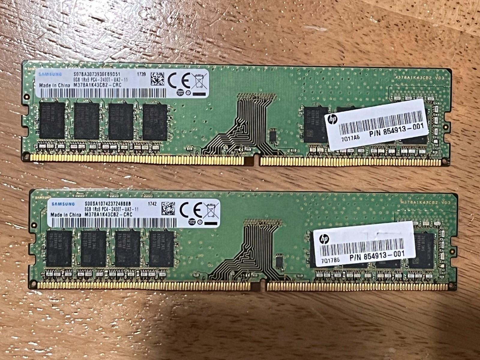 Samsung 16GB (2x 8GB) 1Rx8 PC4-2400T-UA2-11 DDR4 RAM