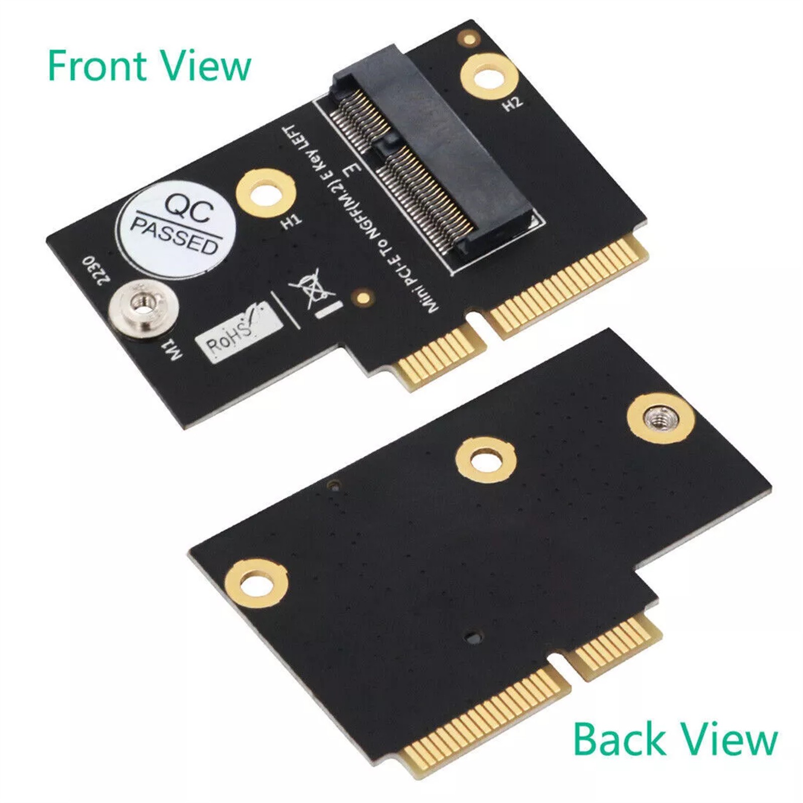 XT-XINTE M.2 For NGFF Key E To Half-Size Mini PCI-E Adapter Card For WiFi6 AX200