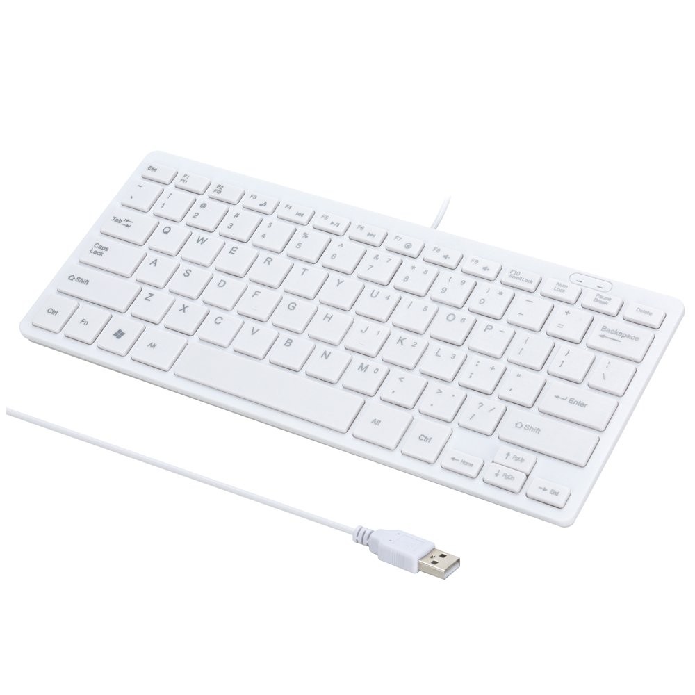 I Focus MCSaite Mini 78 Keys Wired Keyboard - with Cover White