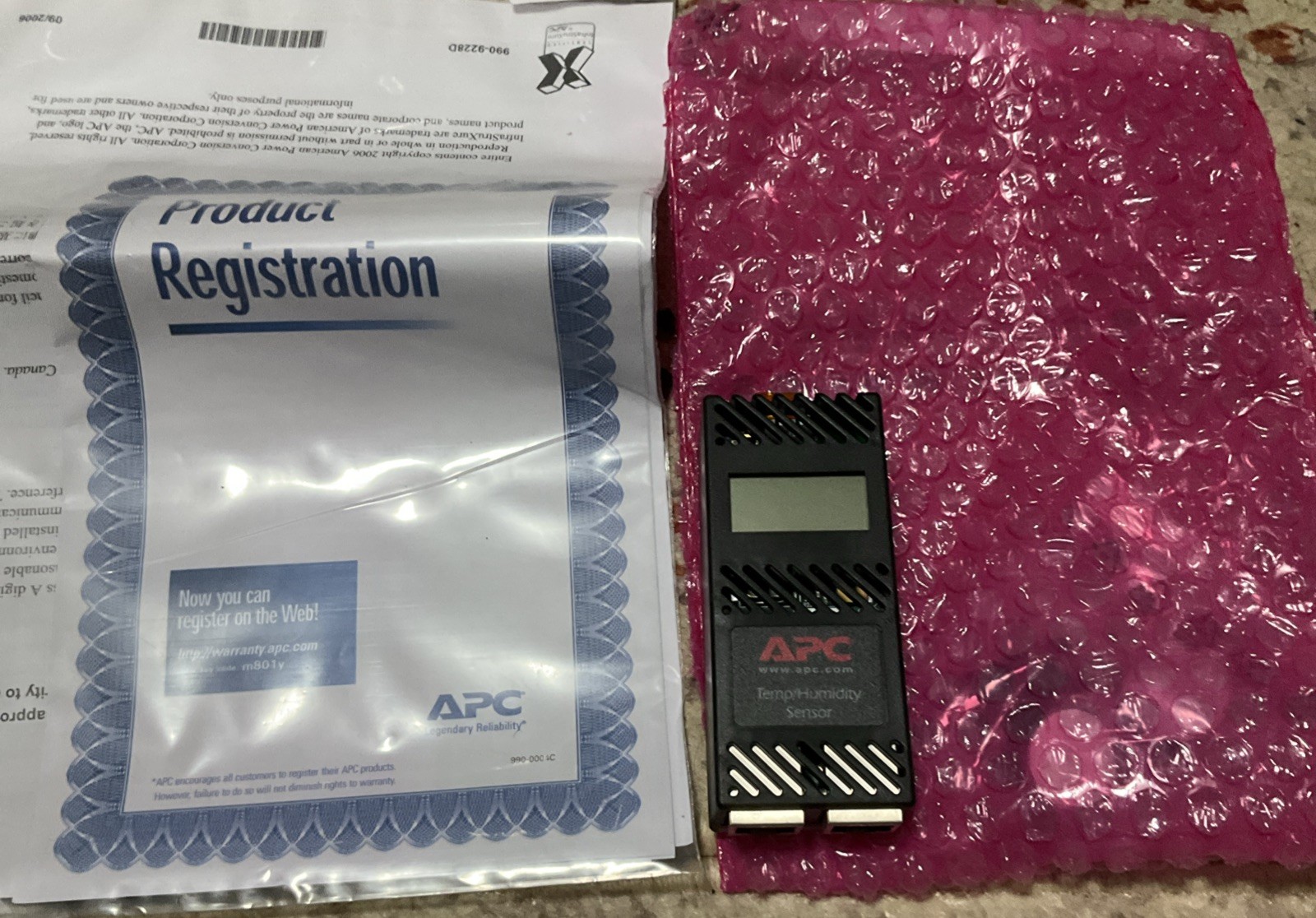 5x APC AP9335TH Temperature and Humidity Sensor - New Without A Box