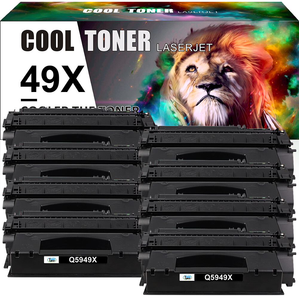 8PK High Yield Q5949X Toner Compatible With HP 49X LaserJet 1320NW 1320TN 1320N