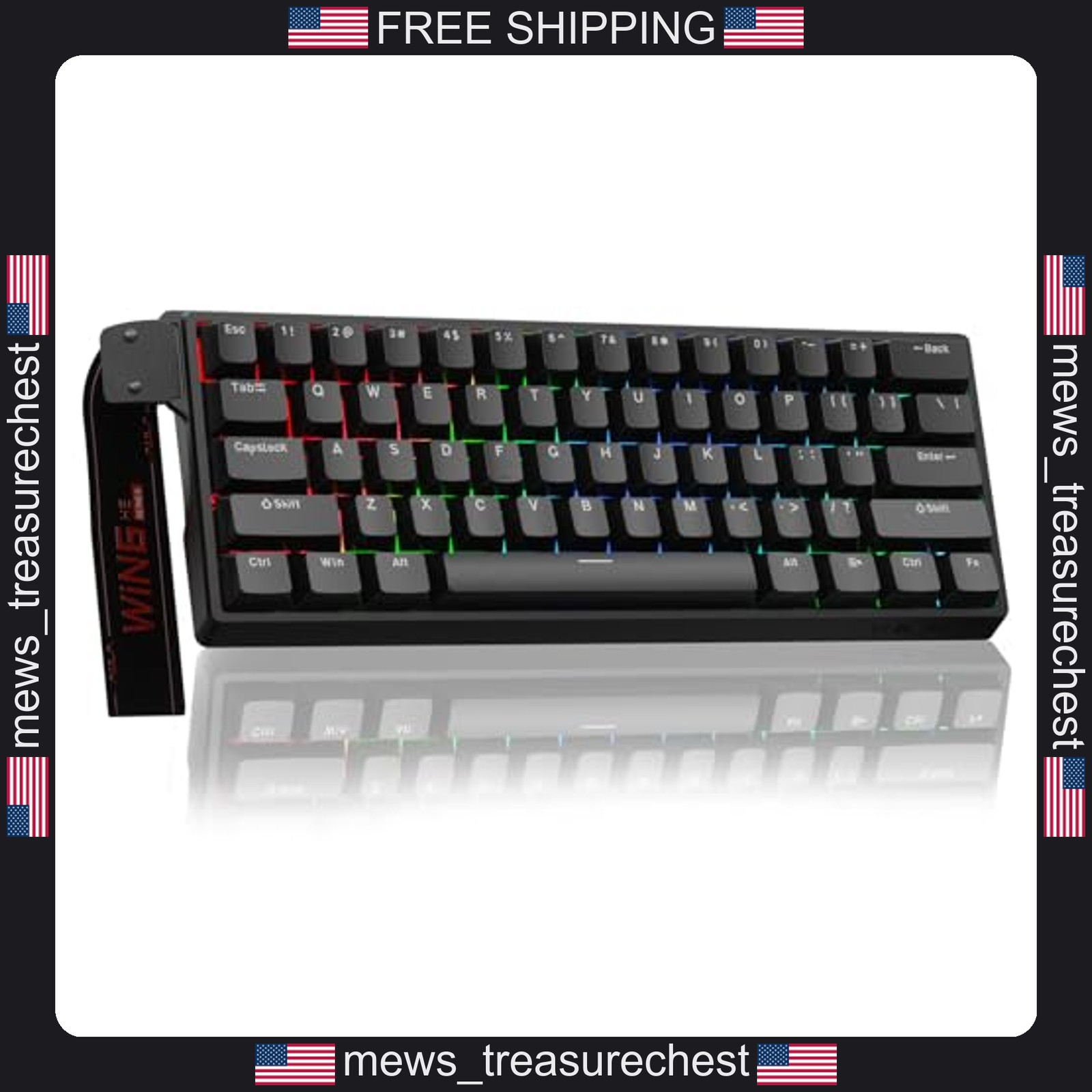 AULA Win60 HE 60% Mechanical Gaming Keyboard Magnetic Switch RGB Compact