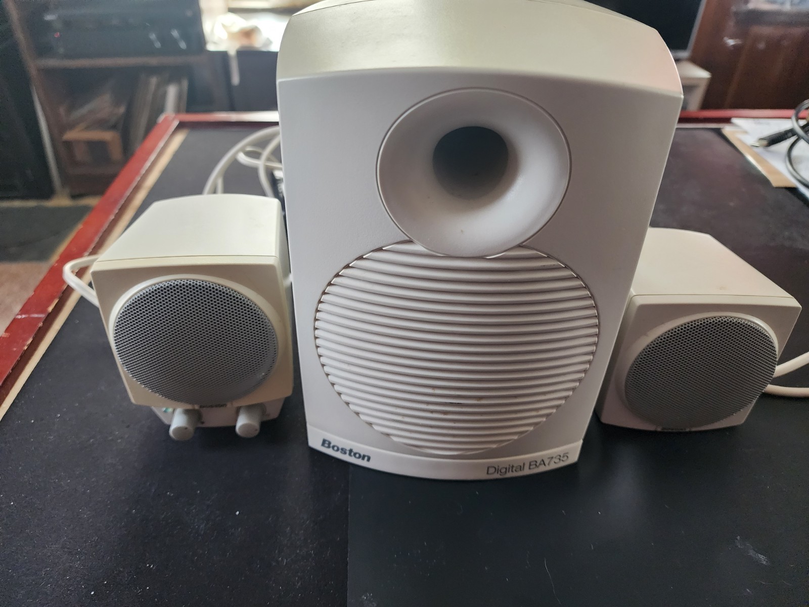 Boston Digital BA735 Powered  Subwoofer/Satellite Speaker System - TESTED PC