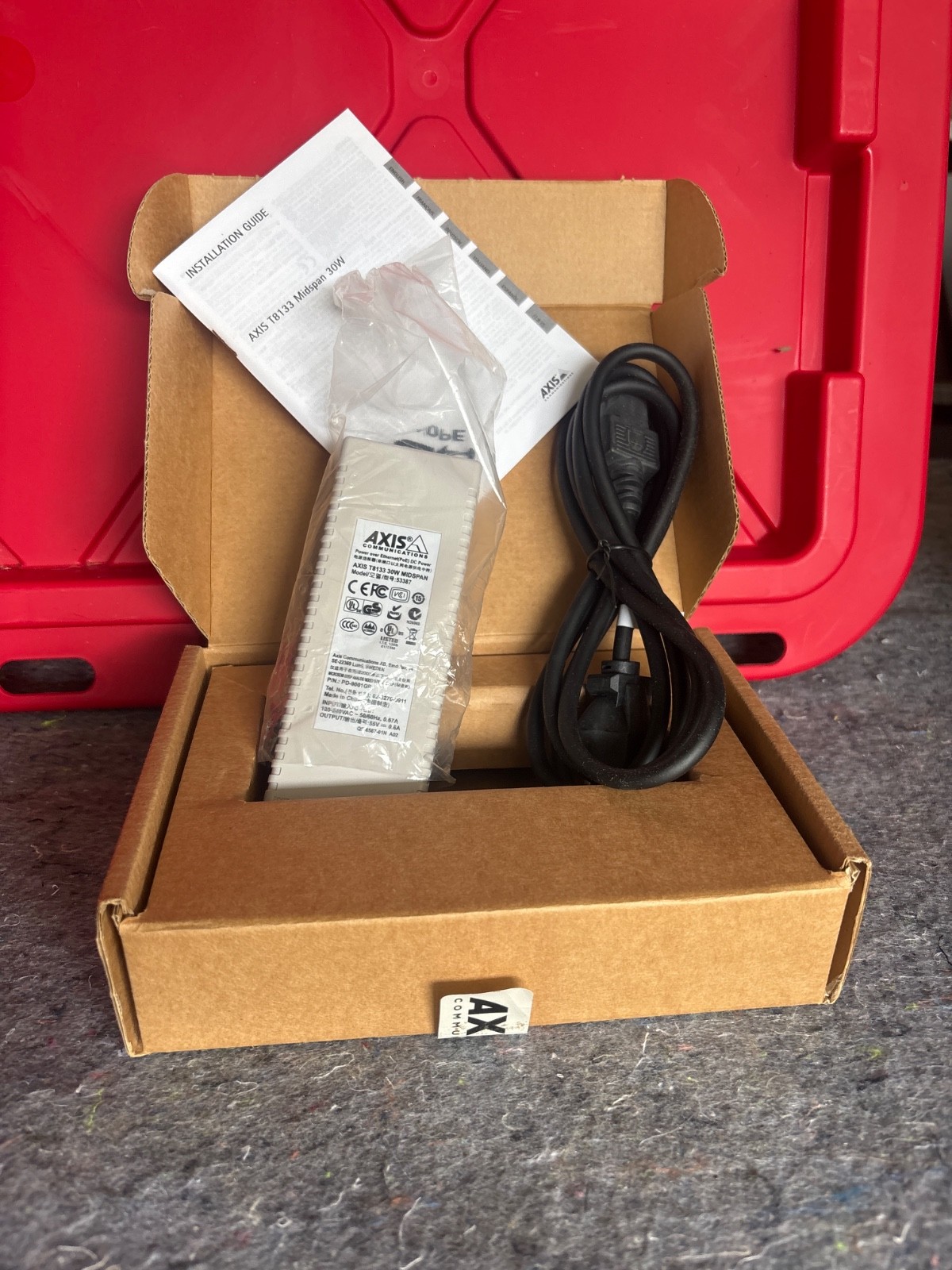 Axis T8133 30W High Power Over Ethernet Midspan (P/N:5900-294)