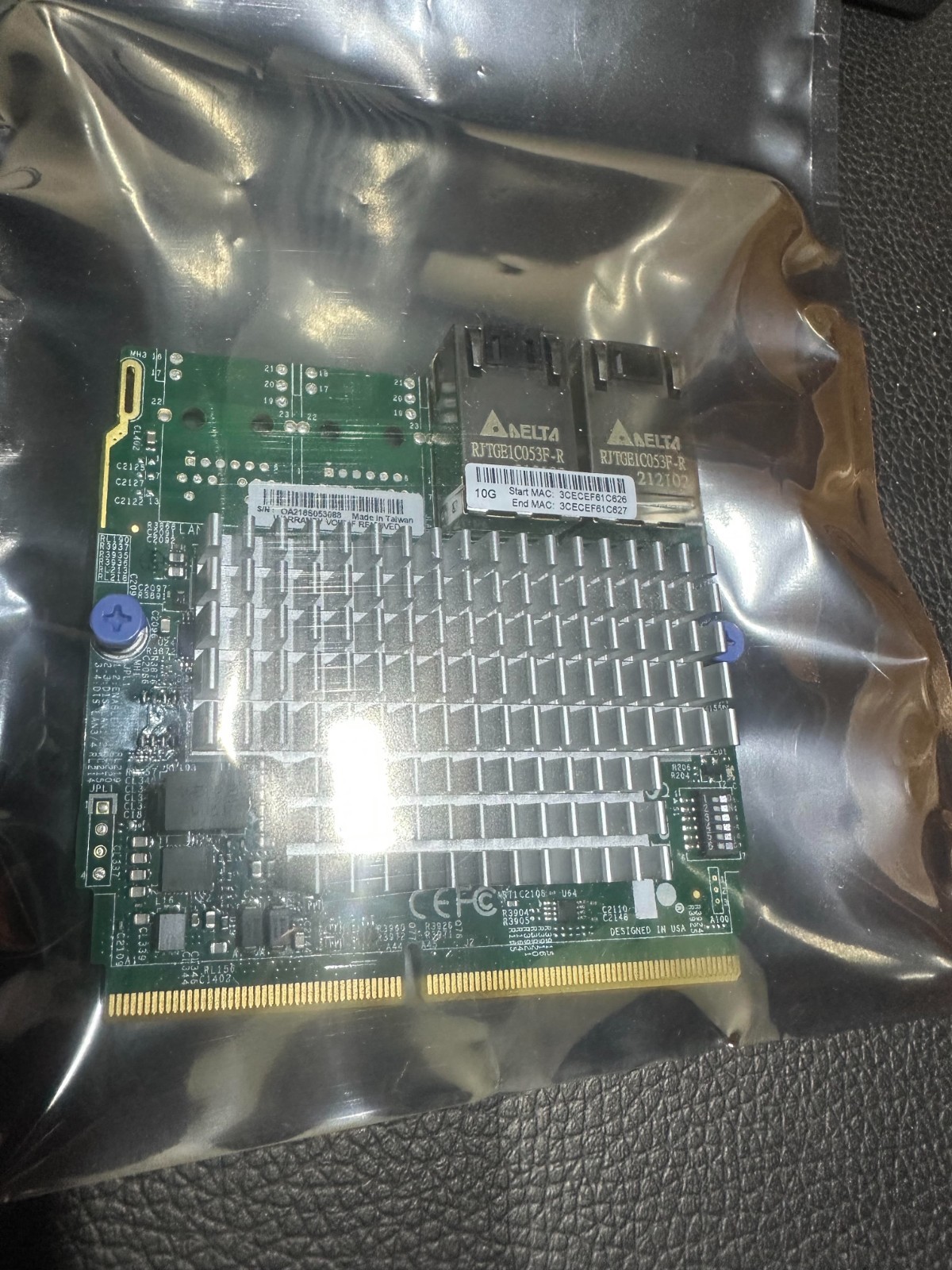 Supermicro Dual-Port 10 Gigabit Ethernet Adapter (Model: AOC-MTG-I2TM / AOC-MTG-