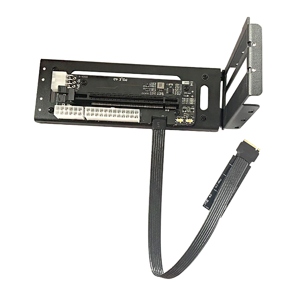 R43SG GEN4 M.2 M-key to PCIE X16 4.0 External Graphics Card Bracket for NVME SSD