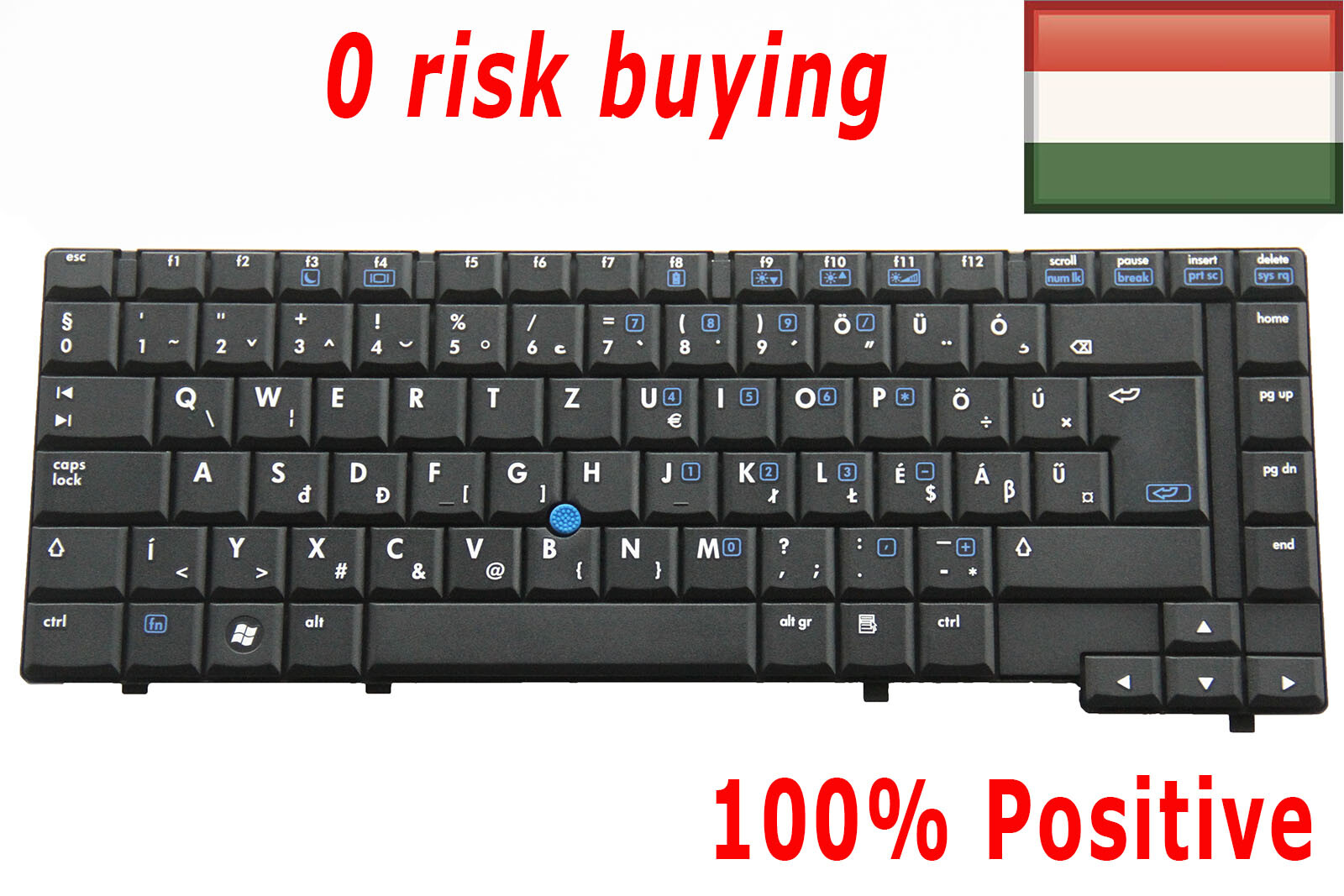 Hungarian Laptop Keyboard For HP Compaq 6910p 446448-211 Magyar HU Not English