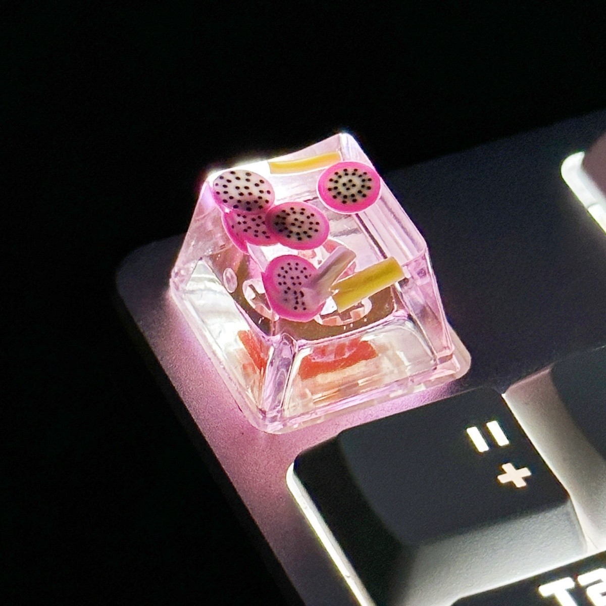 Fruit Artisan Resin Keycap Handmade Custom MX Cherry Mechanical Keyboard