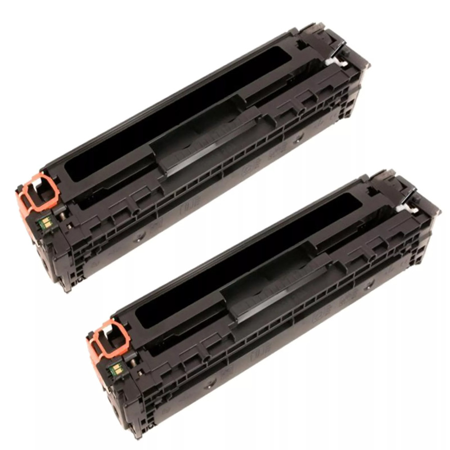 2 Pack CB540A Black Toner Fits HP Color Laserjet CM1312nfi CP1215 CP1515 CP1518