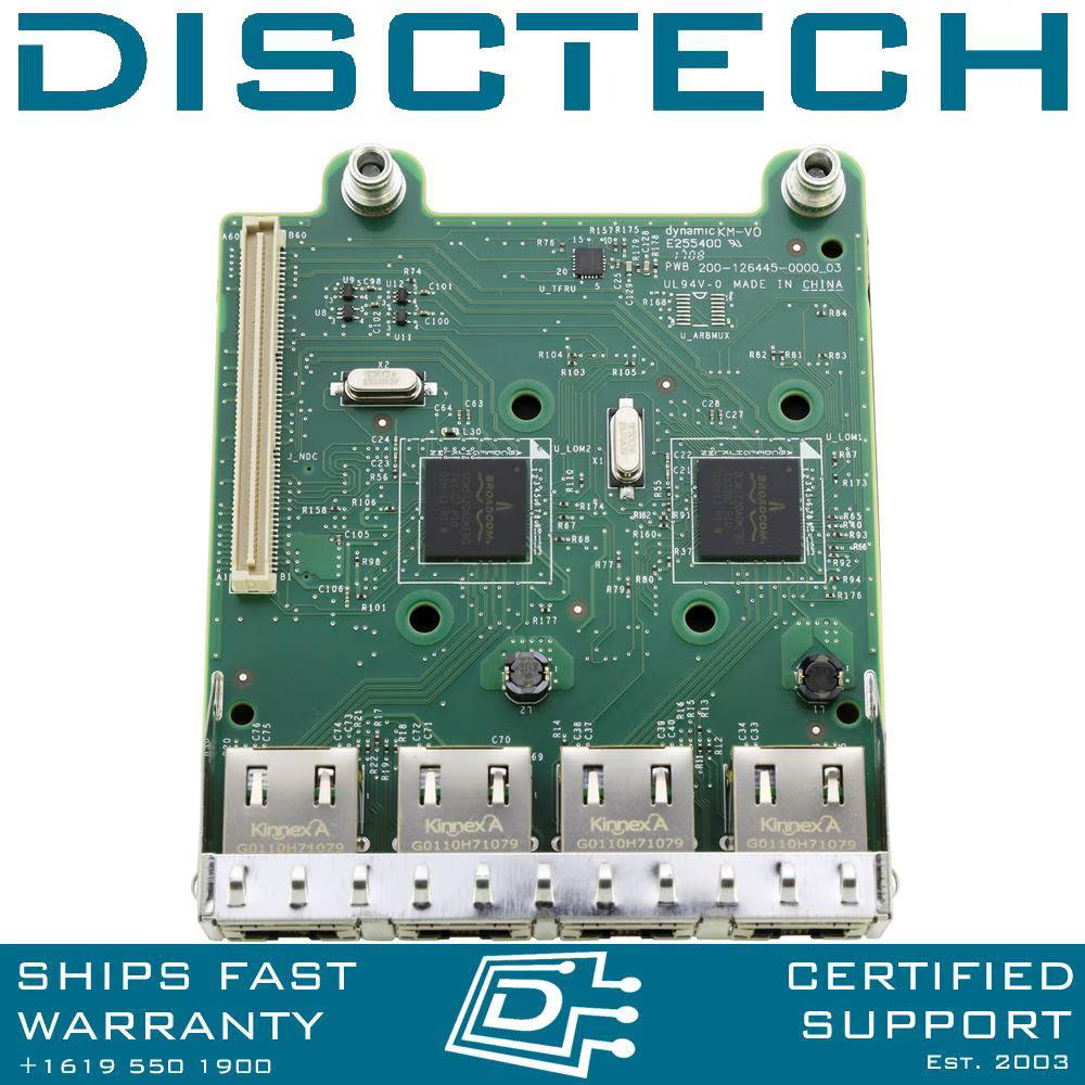 Dell 540-BBHG / FM487 Broadcom 5720 Quad Port Ethernet 1GbE Mezzanine Adapter