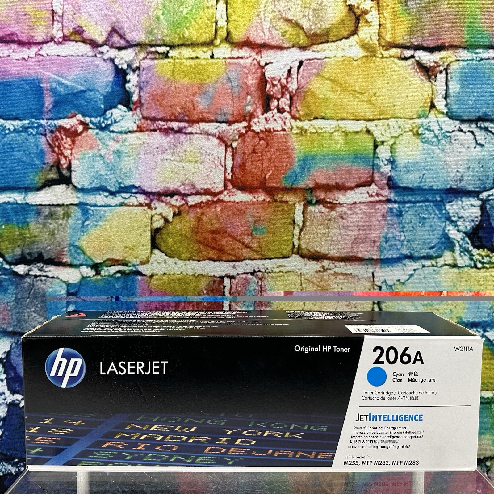 HP 206A Cyan LaserJet Original HP Toner Cartridge Cyan W2111A Genuine Sealed New