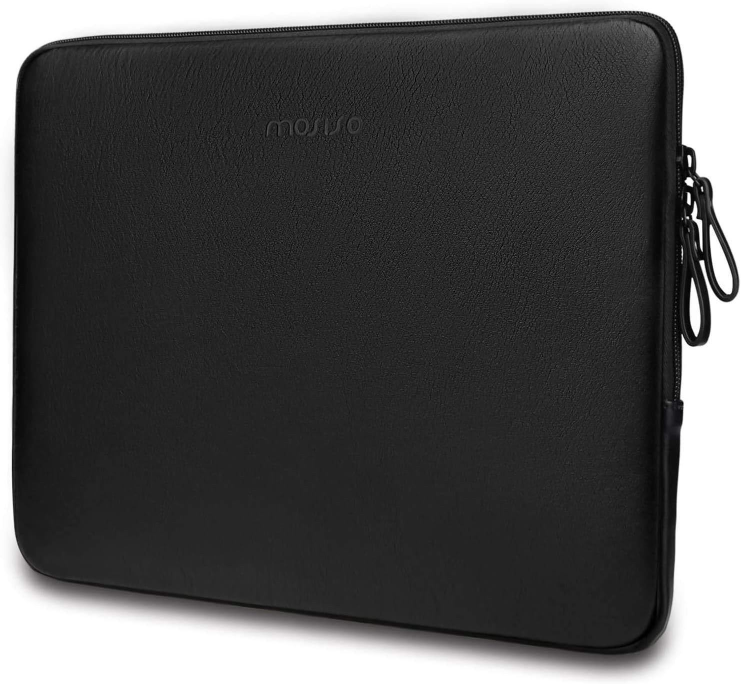 Laptop Sleeve Bag 16 inch PU Leather Padded Waterproof Case for 16 inch Laptop