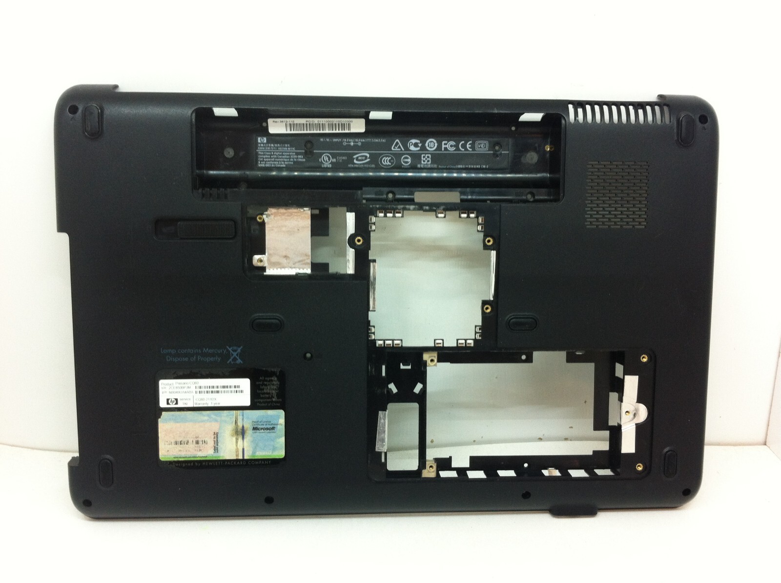 OEM Compaq Presario - 496827-001 604AH36004 Bottom Base CQ60 - CQ60-211DX 185