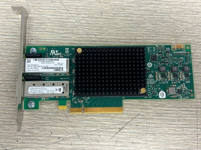 HPE Q0L14-63001 StoreFabric SN1200E 16Gb 2p HBA Fibre Channel 870002-001