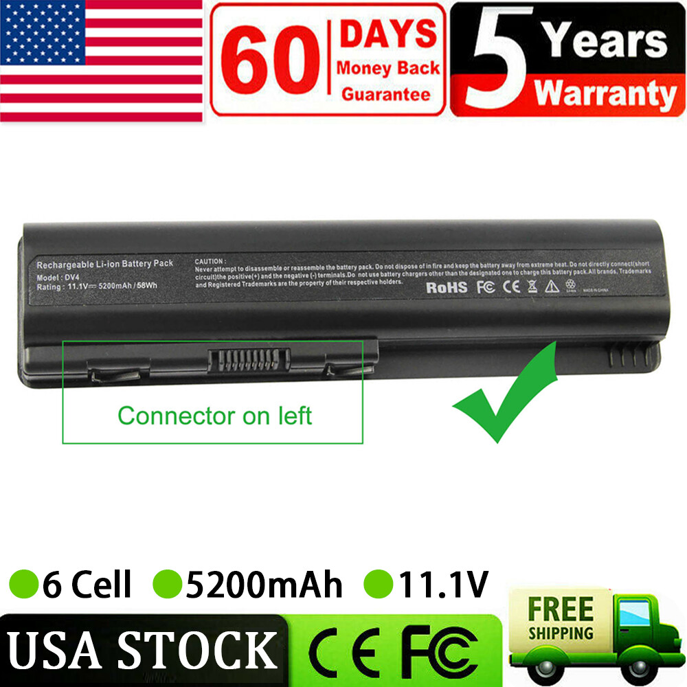 6Cell Battery for HP G60-235WM G60-519WM G71-347CL G60-535DX G71-340US G71-345CL