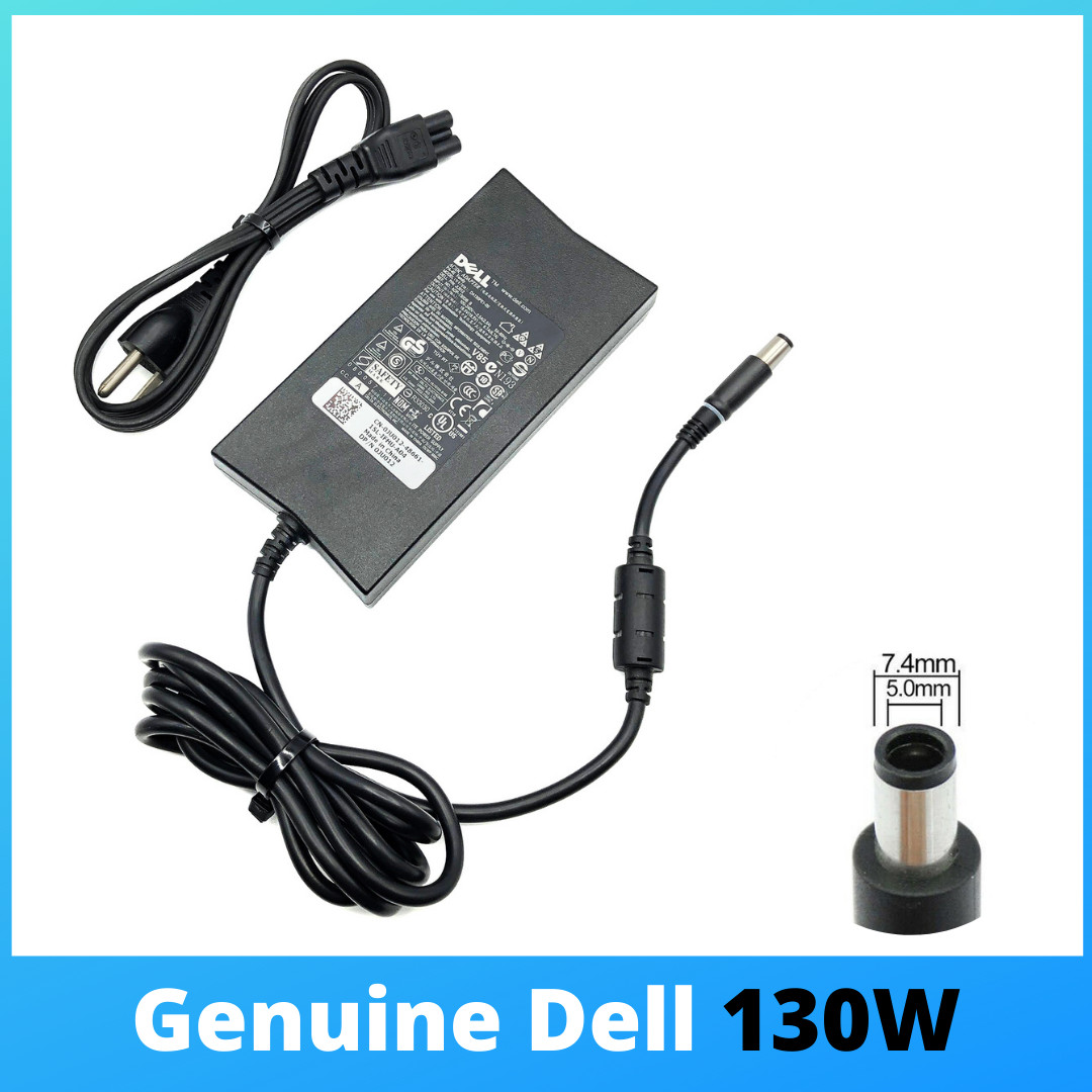 OpenBox Genuine Dell 19.5V 6.7A 130W Adapter For D6000 WD15 Docking Station w/PC