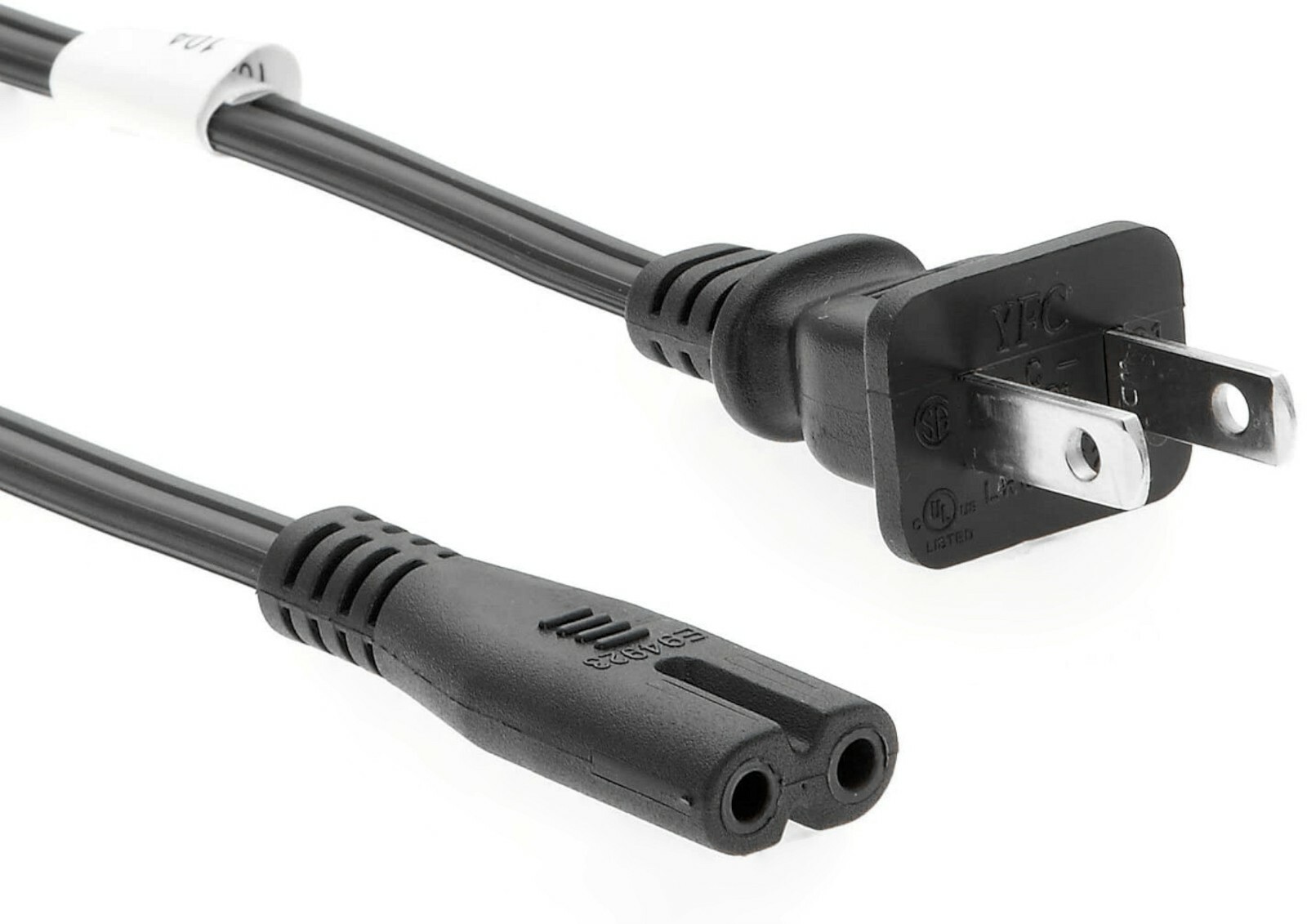 NEW 6' ft 2-Prong Figure-8 Cord AC Power Cord Cable w/o Polarized (C-7/1-15P)