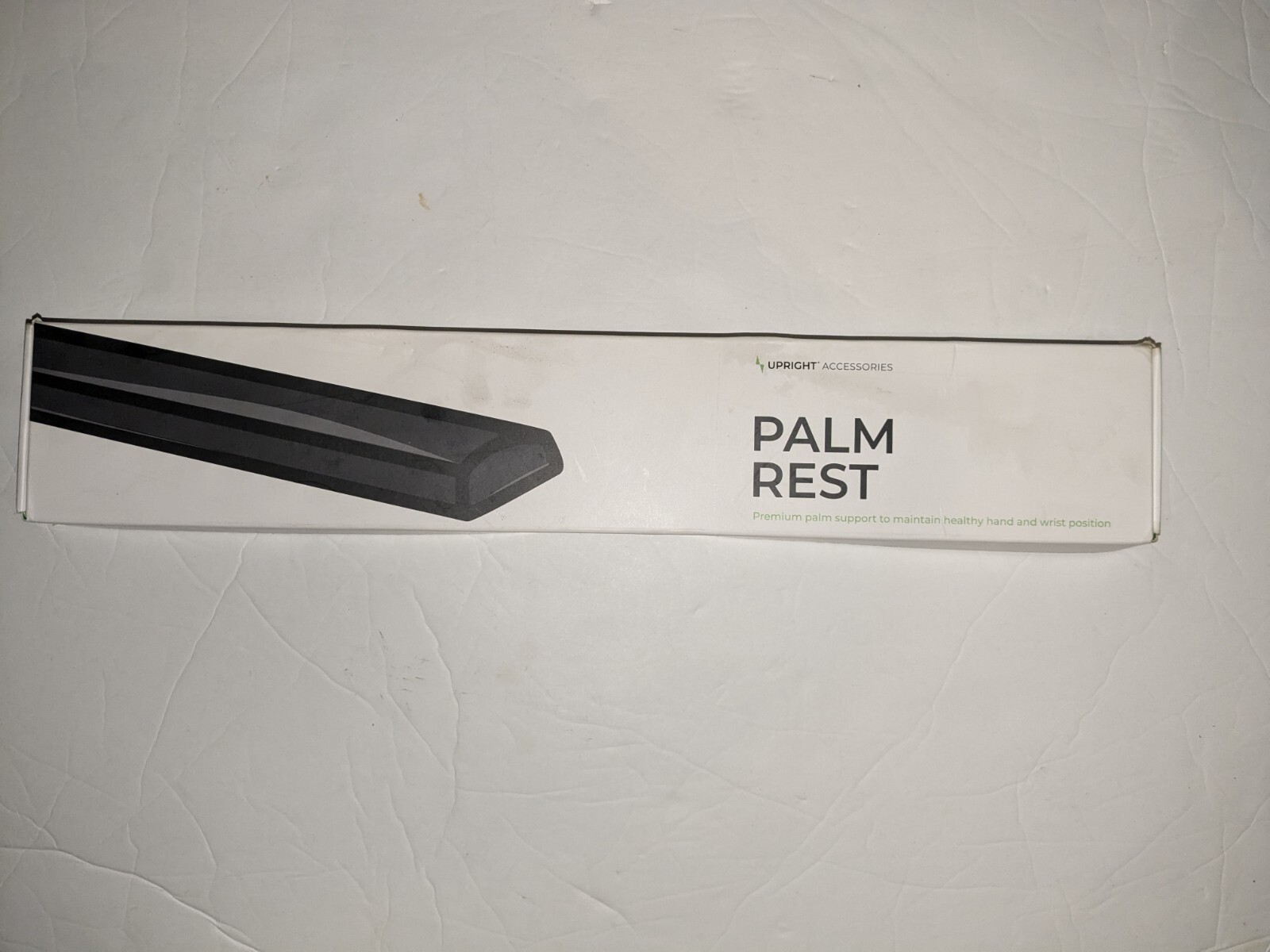 Upright Ergonomic Wrist Palm Rest, Gel Memory Foam & Non-Slip, New, Black