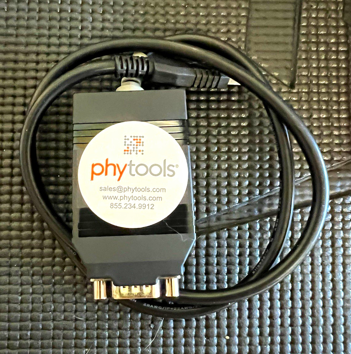 PEAK USB-A to DB9 Male Serial Adapter Cable Black IPEH-004022-064507