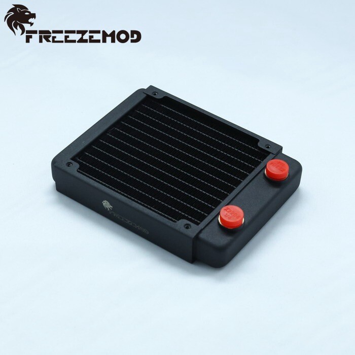 FreezeMod 120mm 240mm 360mm 480mm Copper Radiator G1/4 Thread Water Cooling Blk