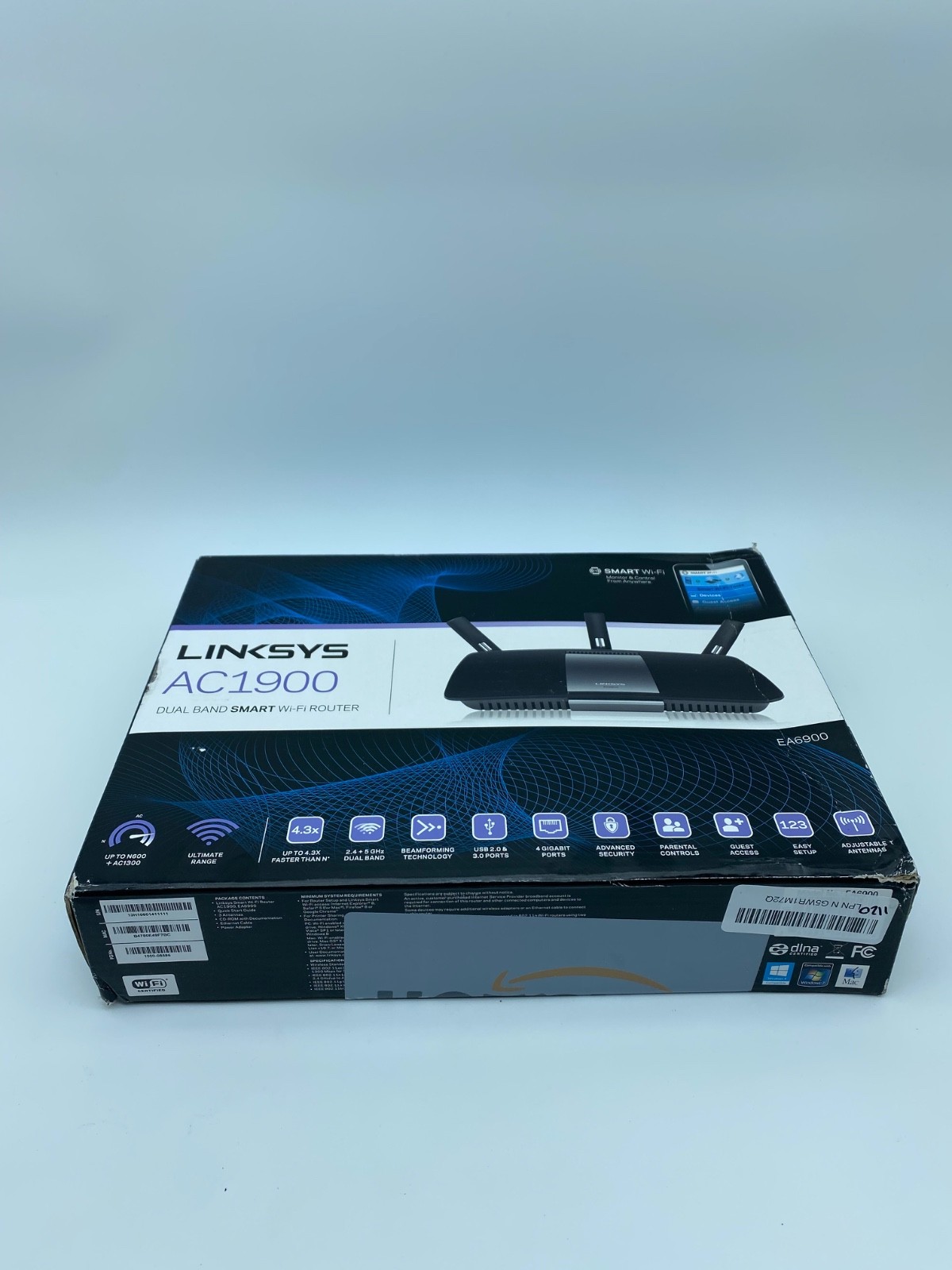 Linksys EA6900 Dual-Band Smart Wi-Fi Router AC1900  – Complete