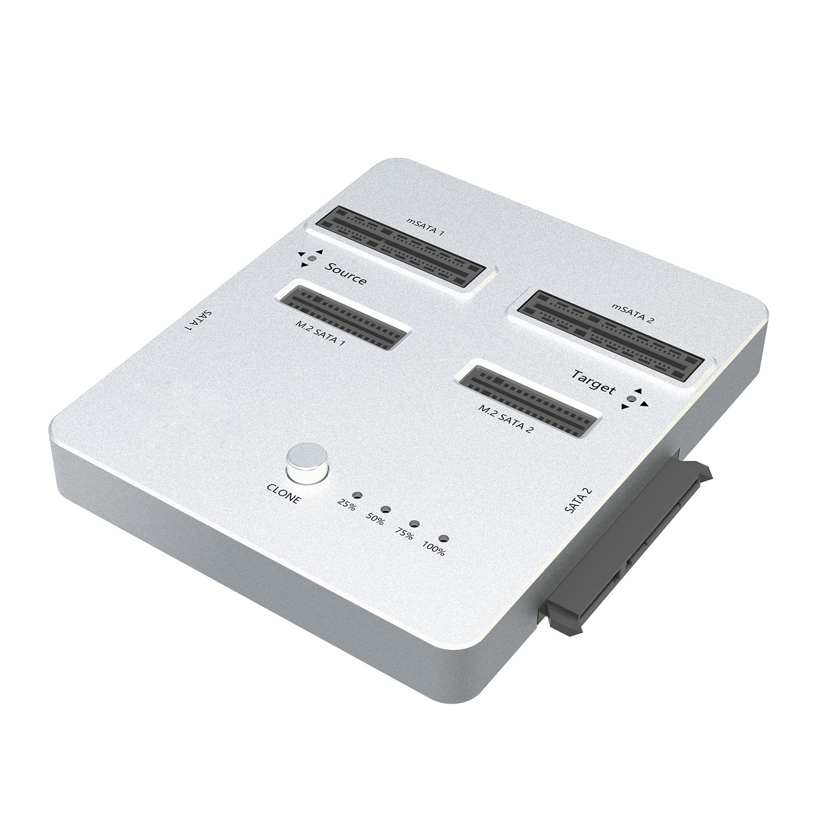 NVME/SATA 3in1 SSD Cloner Offline Clone M.2 Cloner fr M.2 NVME/SATA mSATA SATAup