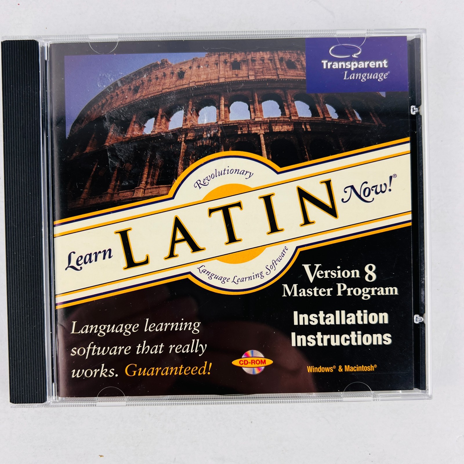 Transport Language Learn LATIN Now Ver 8 PC CD ROM Software
