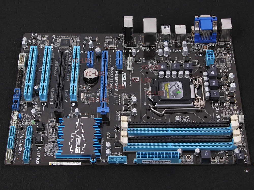 Original ASUS P8B75-V Intel B75 Motherboard LGA 1155/Socket H2 DDR3