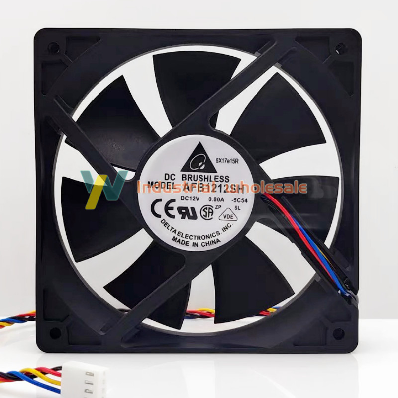 1pc brand new DELTA AFB1212SH 120*120*25mm 12V 0.8A 4pin PWM Case Cooling Fan