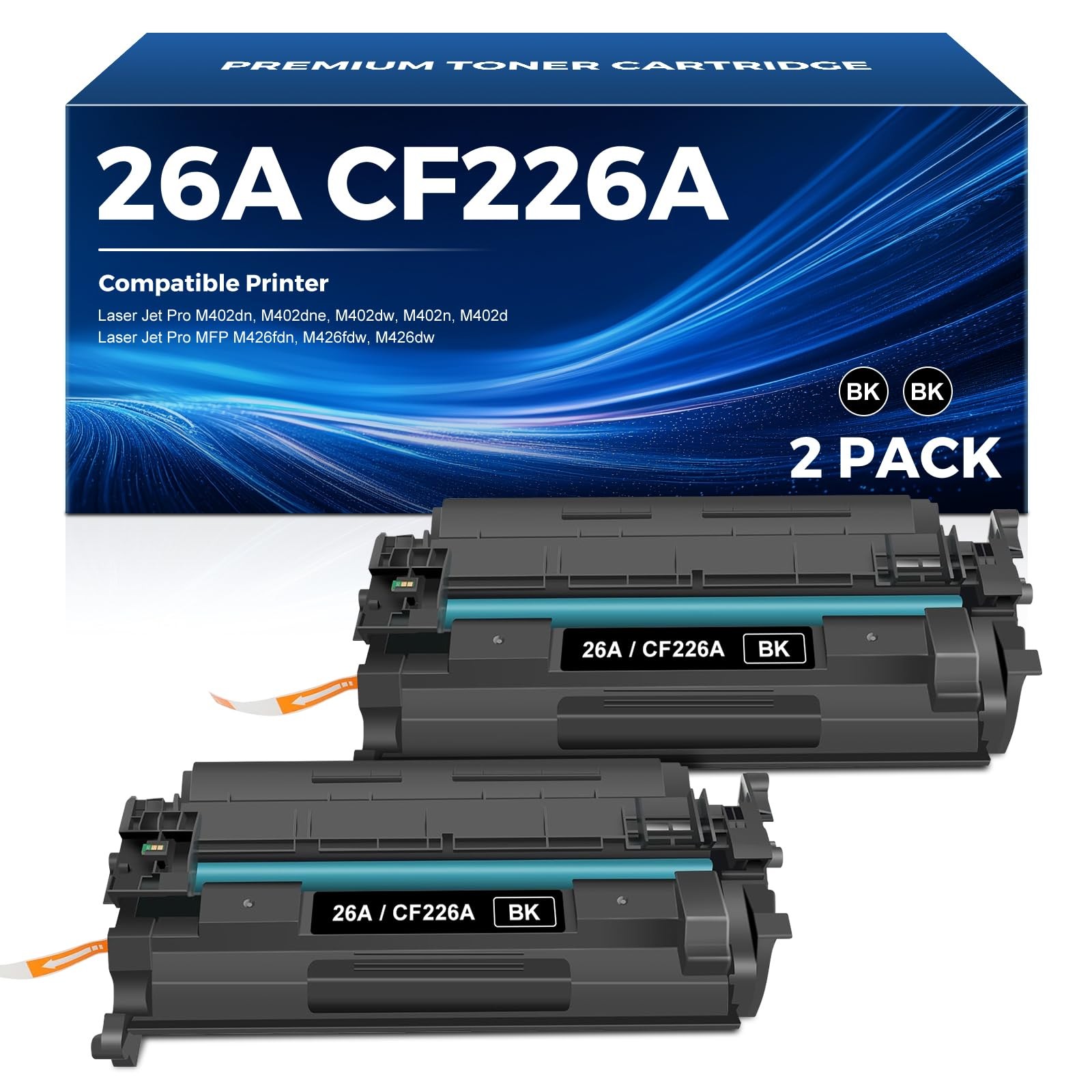26A Toner Cartridge Compatible for HP 26A Black Toner Cartridge CF226A 26X