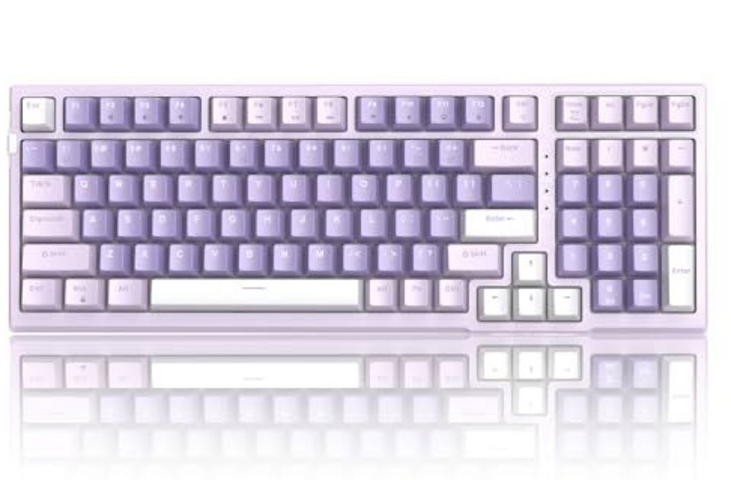 Comp @ $81 Modded MageGee SKY98 Mechanical Gaming Keyboard 96% Gasket Swappable