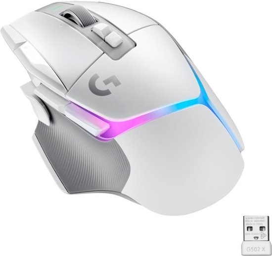 Logitech G502 X PLUS Lightspeed Wireless Gaming Mouse  White, 25600 DPI O.Box 🔥