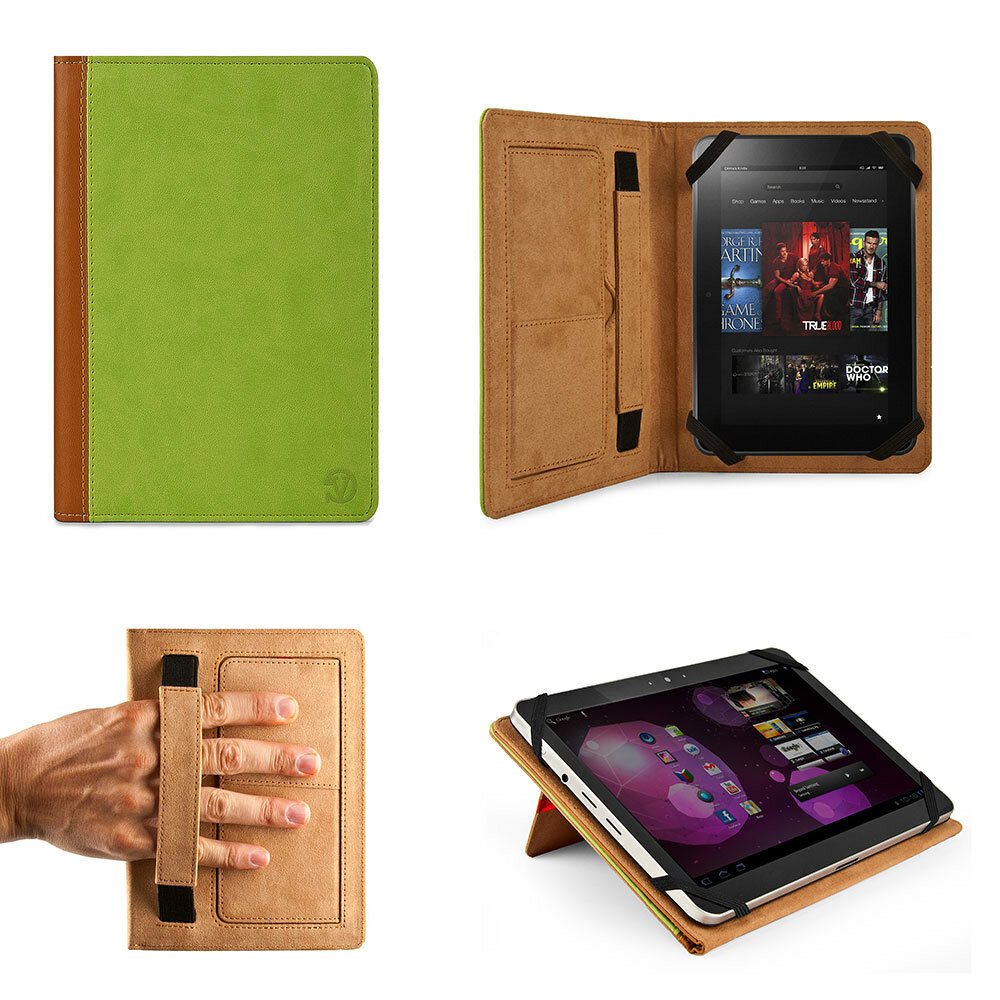VanGoddy Tablet Leather Folio Stand Carry Case Cover For 10.1" Amazon Fire HD 10