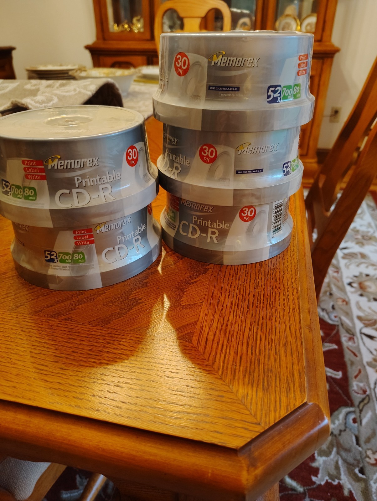 Memorex CDR printable, new, 150 pieces (5x30=150), unopened.