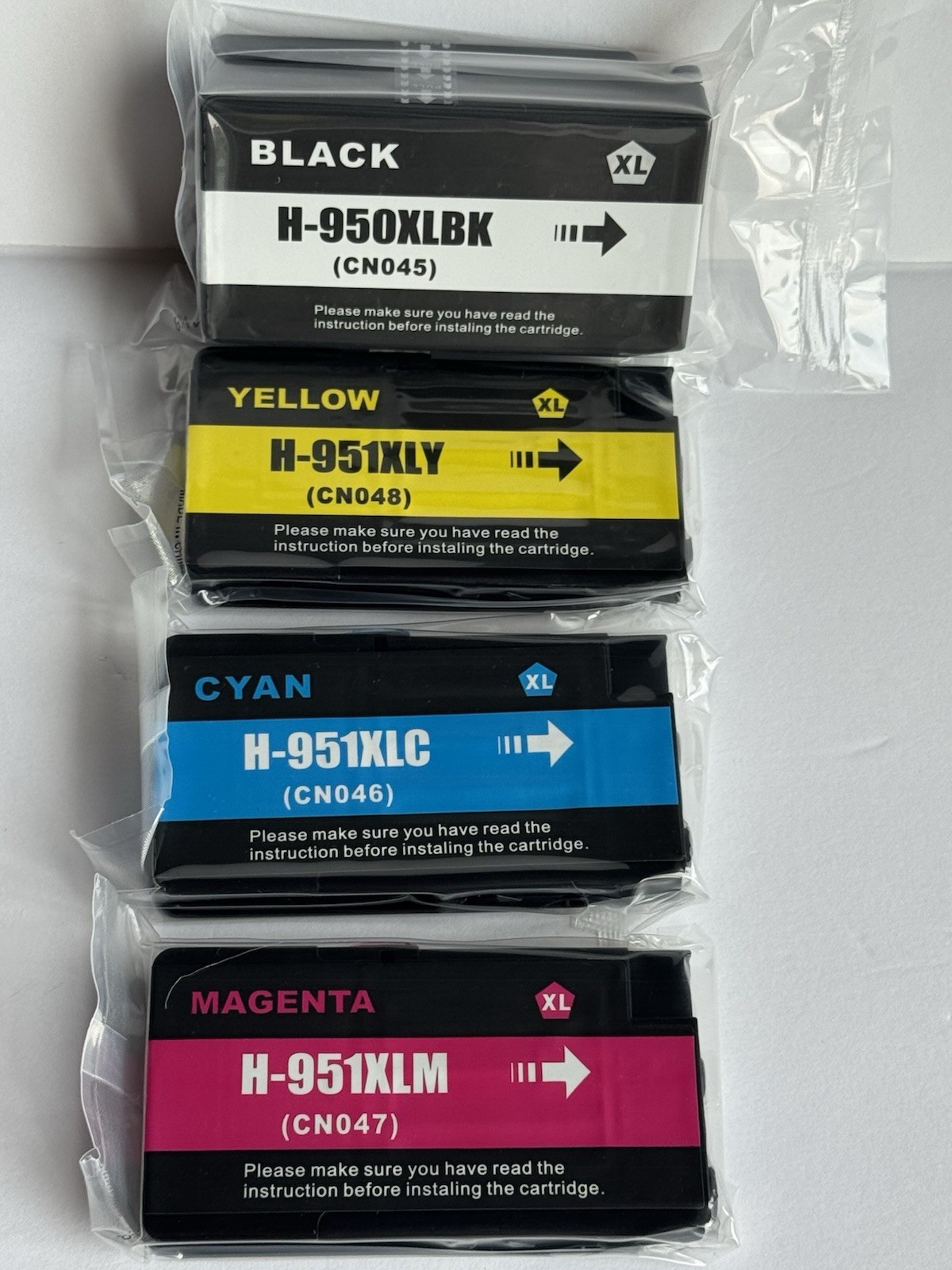 DAM aila Ink Cartridges 950XL 951XL 1 Black, 1 Cyan, 1 Yellow, 1 Magenta 🆓SHIP
