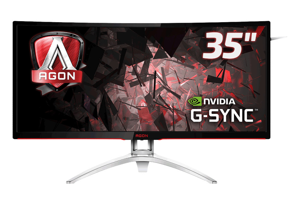 AOC AGON AG352UCG 35" Curved WQHD (21:9 3440x1440)) Gaming Monitor G-SYNC (READ)