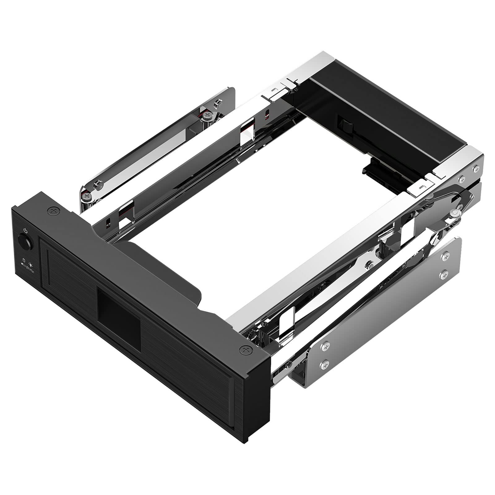 5.25 Trayless Hot Swap Mobile Rack CD-ROM 3.5 inch Internal SATA Hard Drive S...