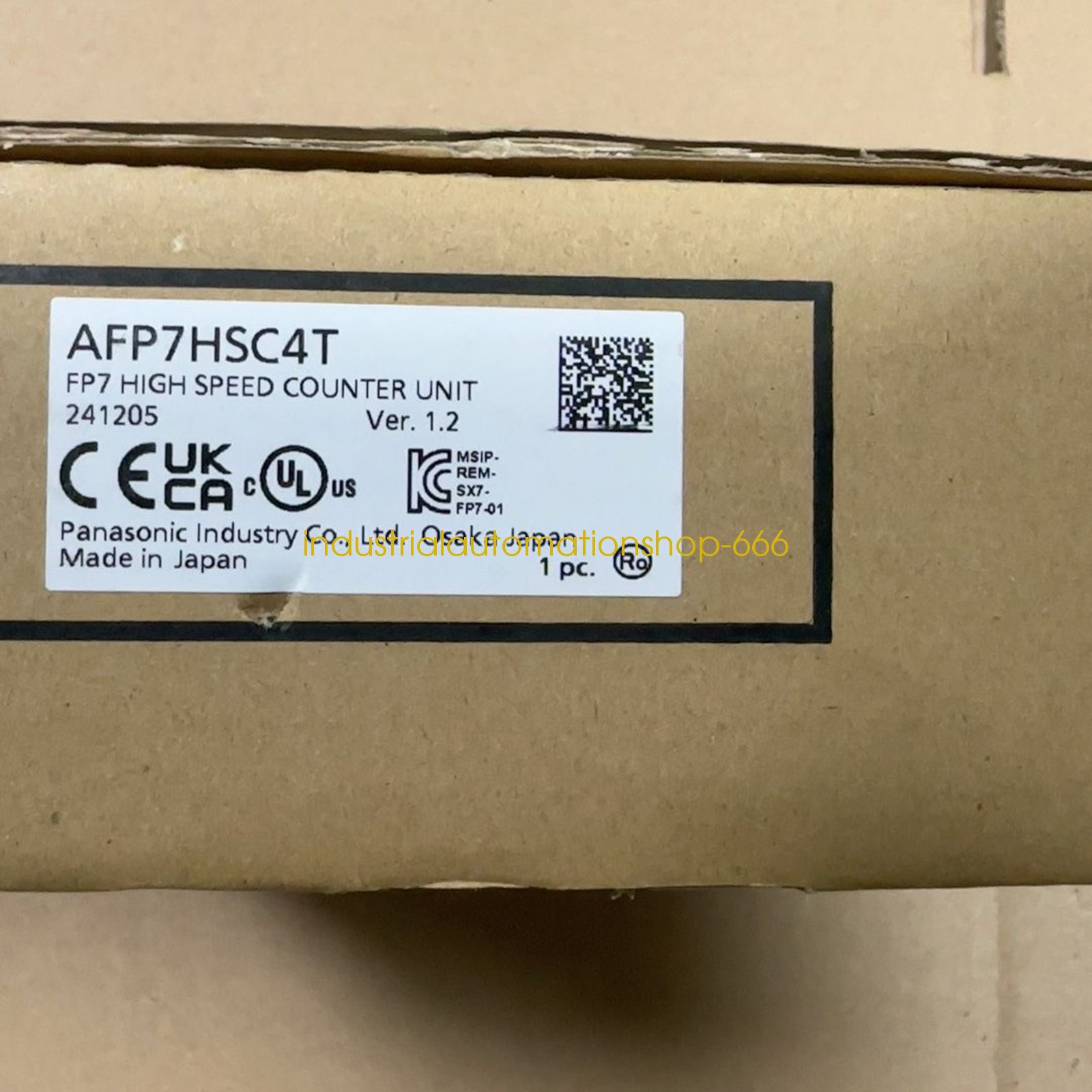 1PCS New Panasonic AFP7HSC4T PLC Module Via DHL or FedEX