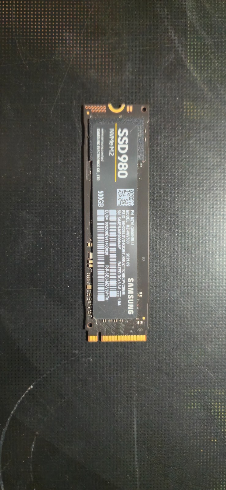 Samsung 980 ssd 500gb nvme m.2