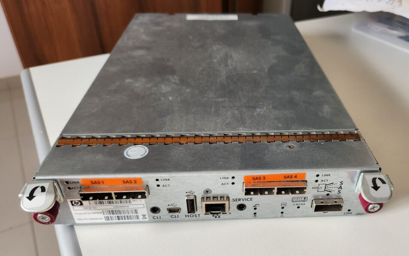 HP AW592A582934-002 StorageWorks P2000 G3 SAS MSA Array System Controller Module