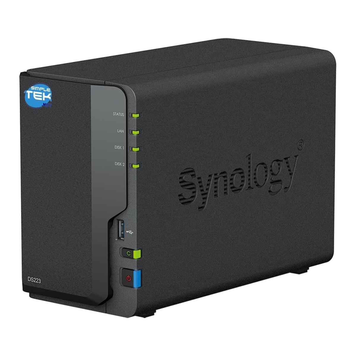 Synology DS223 NAS Station 8 TB With 2x HAT3300 Realtek Quad-Core